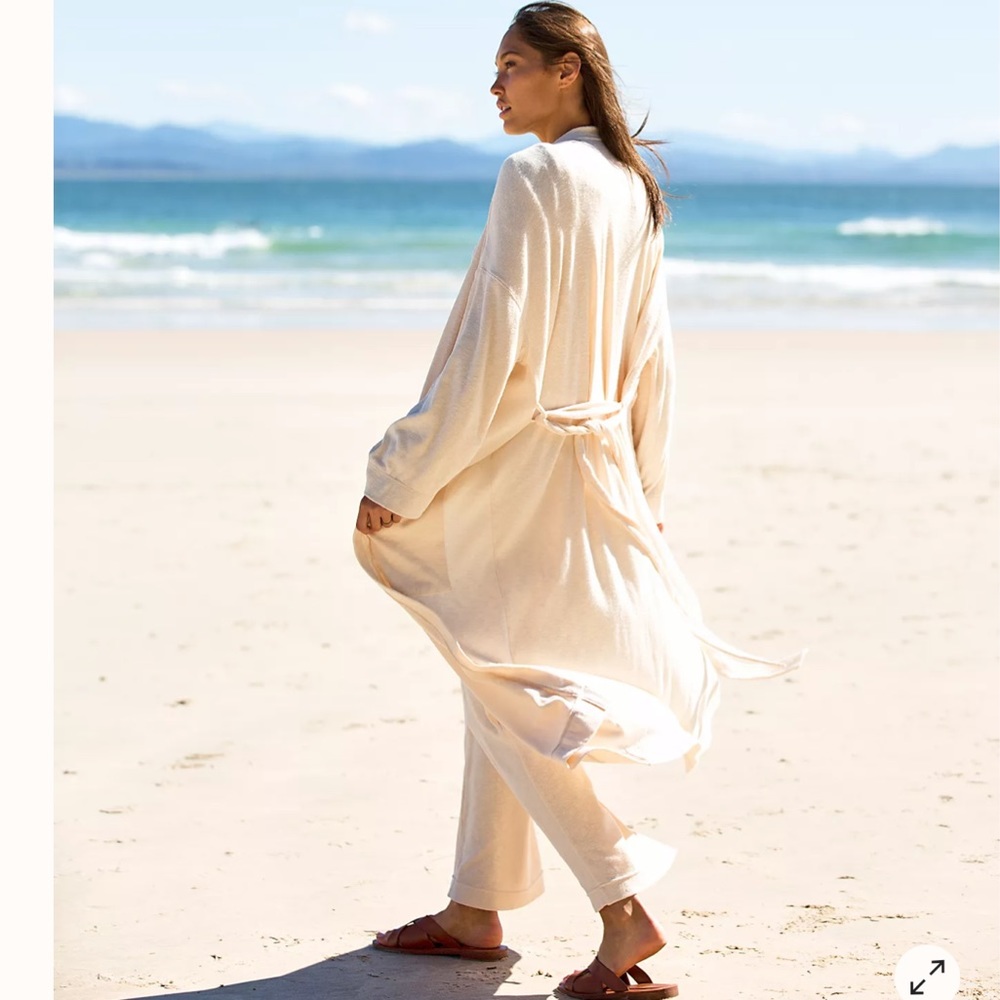 Free People Cream Lounge Set
